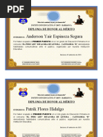 Diploma 1er Puesto