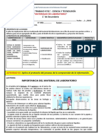 1° Sec. Ficha de Trabajo N°01 Ciclo Vi