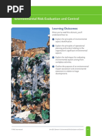 Element 4 - Environmental Risk Evaluation and Control