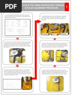 TDS Encoder Belt Tension and Pulley Alignment Procedure