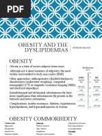 Obesity and Dyslipidemia