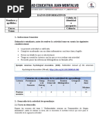 Actividad de Aprendizaje Proyecto Interdiciplinar U3-S2