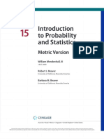 Introduction To Probability and Statistics 15th Edition