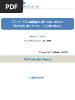 Application Méthode Des Forces Ménabréa ENSAM