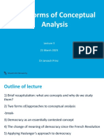 Lecture 3 - Conceptual Analysis