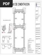 Plano de Cimentacion: Z-01 Z-01 CD-01