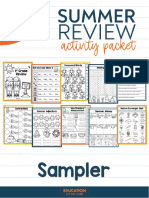 Summer Review Freebie - 1st Grade