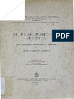 Oddone, J. A. El Principismo Del Setenta. Una Experiencia Liberal en El Uruguay PDF