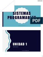 Unidad 1 Sistemas Programables