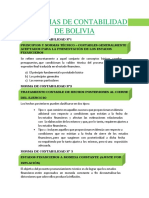 14 Normas de Contabilidad de Bolivia