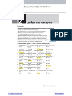 Unit 2 Business Benchmark