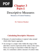 Lecture 7-9 Measure of Central Tendency