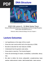 SCIE1106 Lec 6 DNA Structure 2023 MST