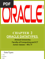 Chapter 2 Oracle Datatype