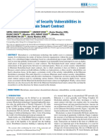 Systematic Review of Security Vulnerabilities in Ethereum Blockchain Smart Contract