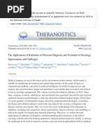 The Applications of Radiomics in Precision Diagnosis and Treatment of Oncology