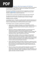 Práctica 1 - Cadena de Valor de Una Empresa de Software