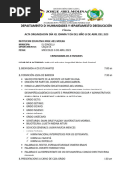 Acta-Dia Idioma-Niño-26 Abril-Programación 2023