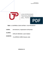 La Empresa Como Sistema y Sus Procesos - 614760331