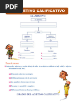 El Adjetivo Calificativo para Quinto Grado de Primaria