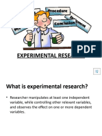 Experimental Research