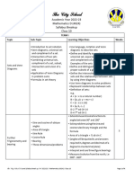 Mathematics Class 10 Syllabus Break Up AY 2022-23