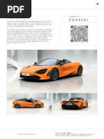 McLaren 720S Spider Order ZQN9IG1 Summary 2022-06-07