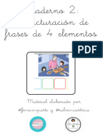 Cuaderno 2 Frases de 4 Elementos