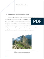 Tarea Civilizaciones Mesoamericanas