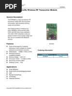 RFM99W Specification