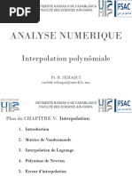 Interpolation Polynomiale - Newton