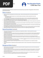 Clinically Organized Relevant Exam CORE Neck Tool Edited