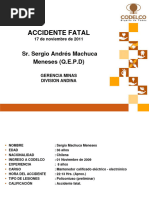 CODELCO REFLEXIONA - Accidente Fatal Sergio Machuca