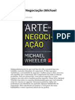 A Arte Da Negociação (Michael Wheeler)