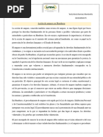 Ensayo Acción de Amparo en Honduras. IIIparcial. D.constitucional