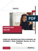 Curso de Preparacion Fisica Integral en Running Y Trail Running