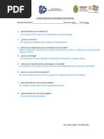 Examen Diagnóstico de Metrología y Normalización . 