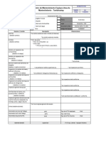 Plan de Mantenimiento de Exc - 11 y TR - 01