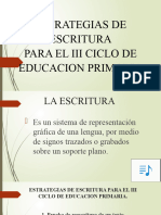 Estrategias de Escritura Presentacion