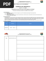 EDA 3 Trabajemos en Equipo Por Una Cultura Ambiental Sostenible 2DO y 3RO. EPT