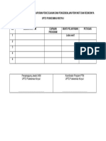 Bukti Pencatatan Dan Pelaporan Program PTM New