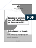 Estrategia Familiarizacion y Ajustes Pruebas Nacionales 2023pdf