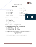 ENG1001 Tutorial 7 (Differentiation)