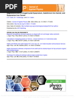 (1964) Magnetostriction of Single Crystal Dy, GIG and DyIG