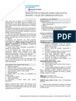 1.8.recomendaciones Nutricionales para Una Dieta Pobre en Grasas y Rica en Carbohidratos