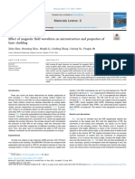 Effect of Magnetic Field Waveform On Microstructu