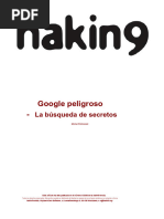 Dangerours Google Hacking Database and Attacks - En.es