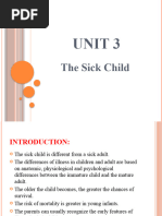 Unit 3 The Sick Child