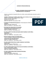 Listado de Publicaciones Asq: Versión 18/ Enero 2023