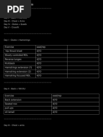 Workout Split 3